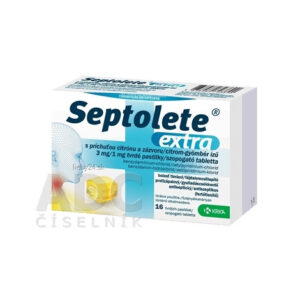 Septolete extra citrón a zázvor