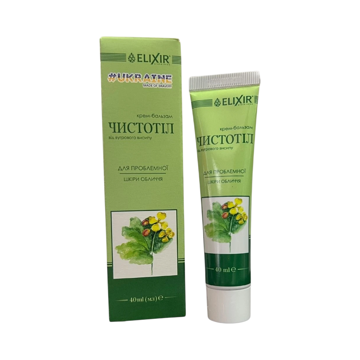 Krémový balzam "Lastovičník extrakt" čistotel - Elixir - 40 ml