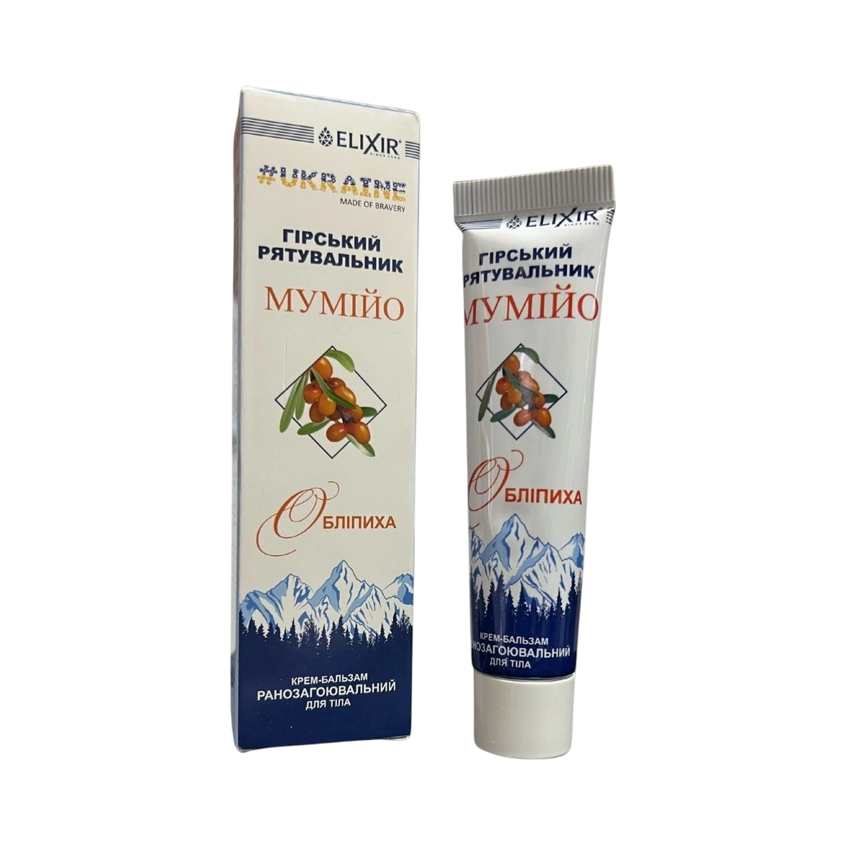 Krémový balzám na telo s mumiom - Mountain Rescuer - Elixir - 40 ml