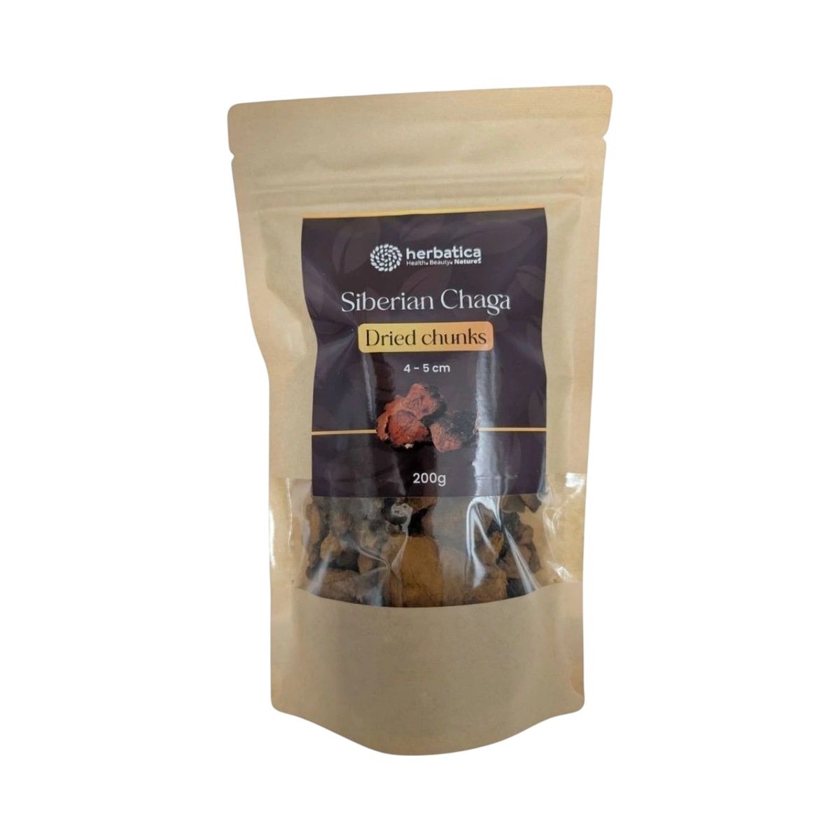 Čaga sibírska sušené kúsky (4-5 cm) - 200g - Herbatica