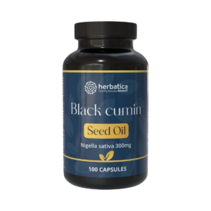 Olej zo semien čiernej rasce (Nigella sativa) v kapsulách /300 mg - 100 kapsúl - Herbatica