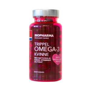 Trippel OMEGA 3 Kvinne Kakao - Biopharma - 120 kapsúl