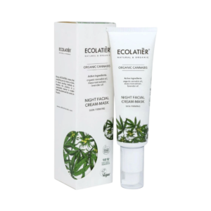 Nočný pleťový krém/maska spevňujúci Organic Cannabis - 50ml - Ecolatier