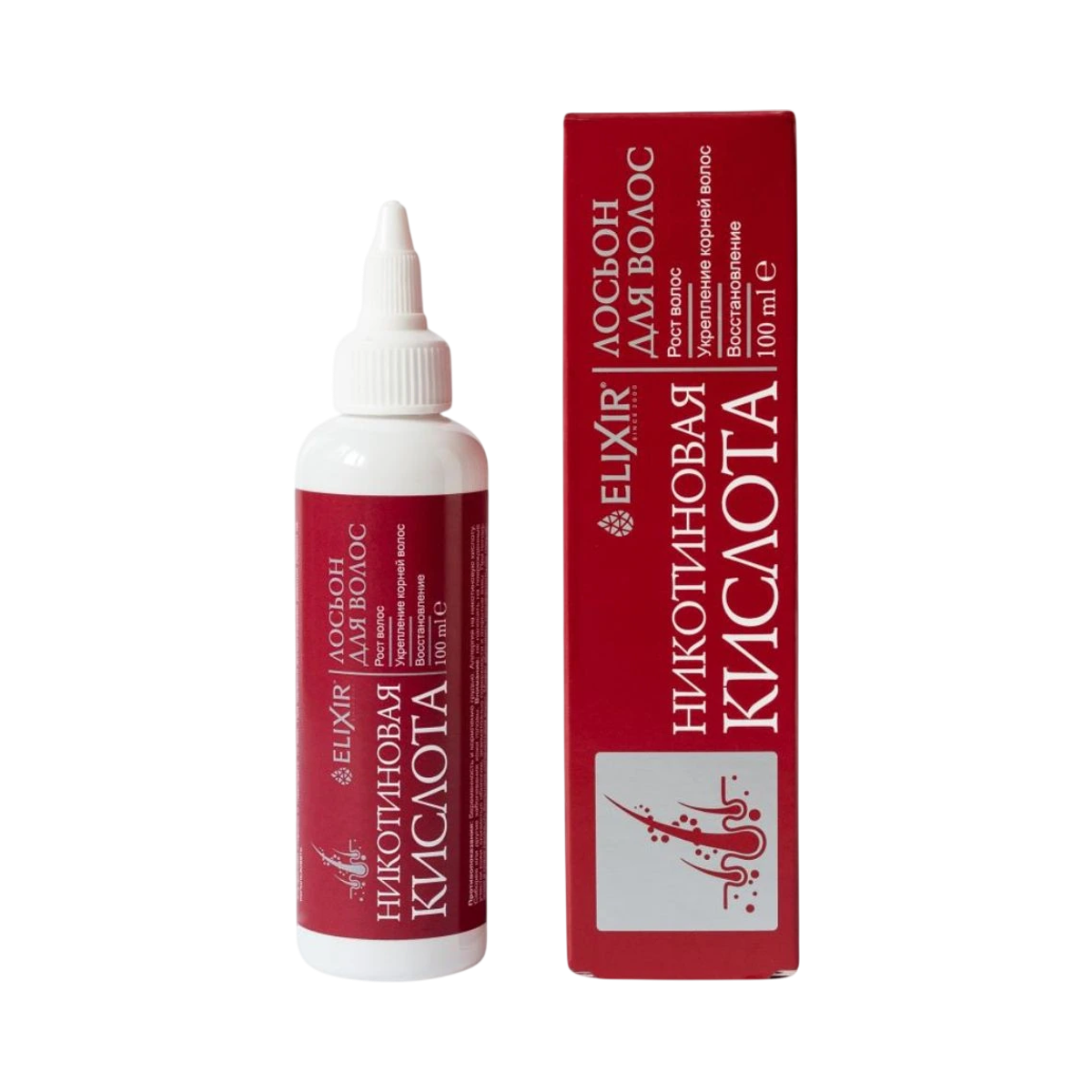 Vlasová voda s kyselinou nikotínovou - 100ml - Elixir