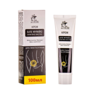 Krém BIELE MUMIO na chrbát a kĺby - 100 ml - Ecolek