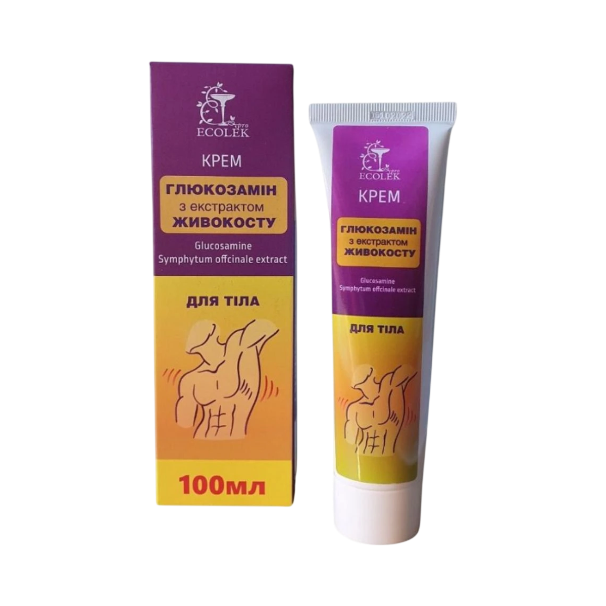 Telový krém s glukozamínom a s extraktom z kostihoja - 100 ml - Ecolek