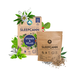 SLEEPCANN SPÁNOK A RELAXÁCIA doplnok stravy - 60 tabliet - Annabis