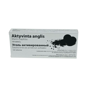 Olymp Handels Aktívne uhlie - doplnok stravy  - 100 tabliet x 0