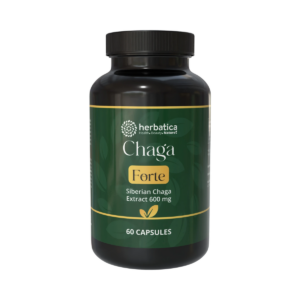 Čaga sibírska FORTE - 60 vegánskych kapsúl (600mg/ kapsula) - Herbatica
