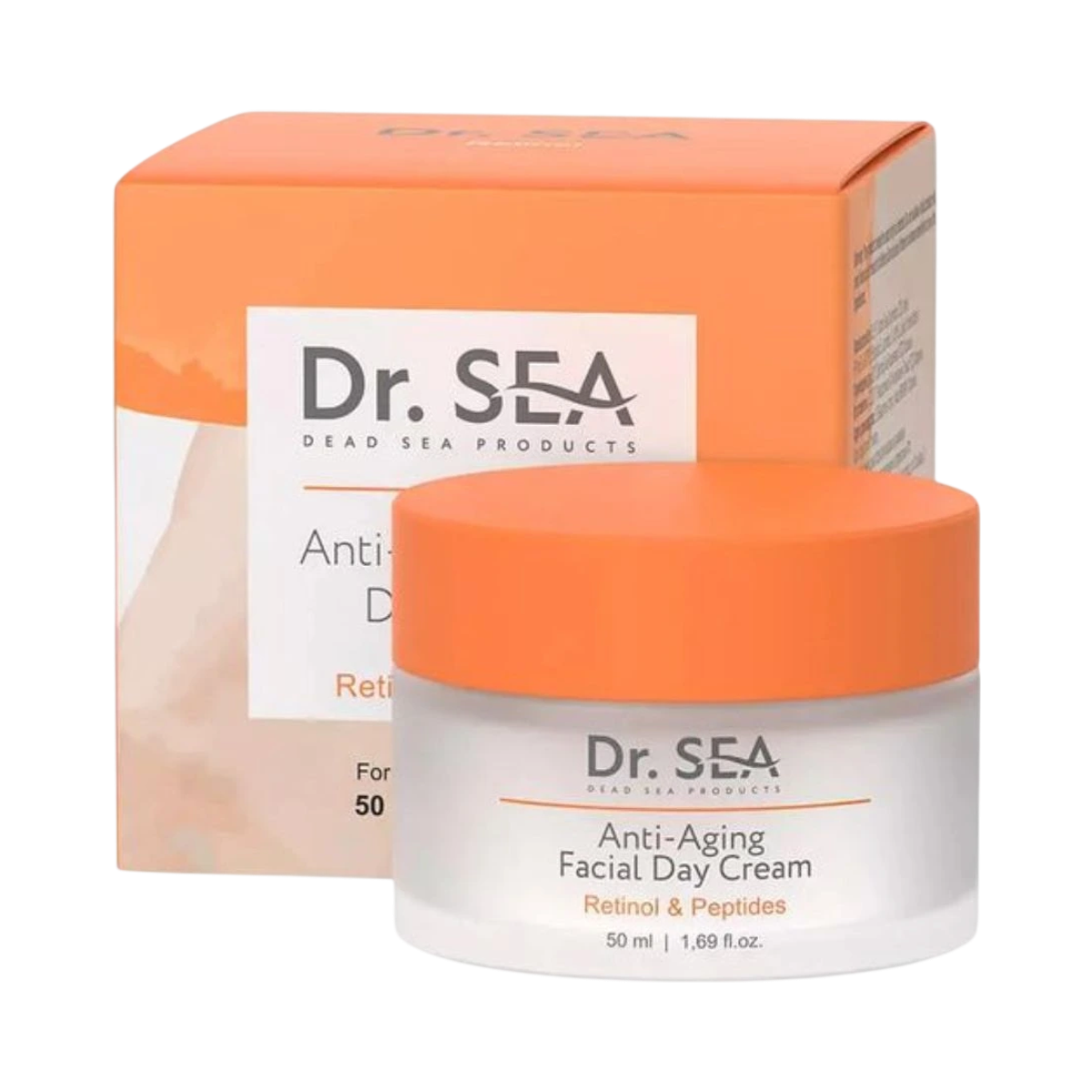 Anti-aging denný krém na tvár s retinolom a peptidmi - 50 ml - Dr. Sea