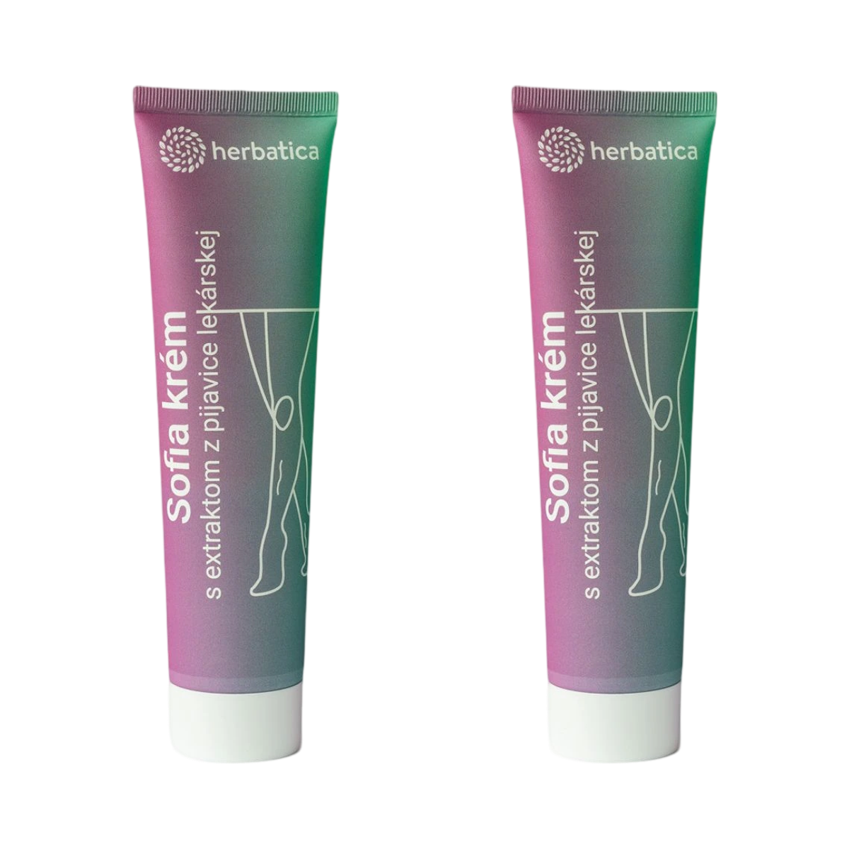 Zvýhodnené dvojbalenie: 2 x Sofia krém na kŕčové žily s extraktom z pijavice lekárskej - 150 ml - Herbatica