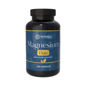 Magnesium DUO dvojmesačná kúra - 120 kapsúl - Herbatica