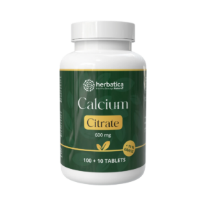 Vápnik Citrát 600 mg - 110 tabliet - Herbatica