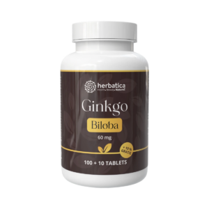 Ginkgo biloba 60 mg - 110 tabliet - Herbatica