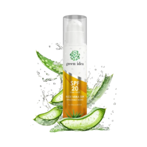 Aloe vera opaľovacie mlieko SPF 20 200 ml - Green idea