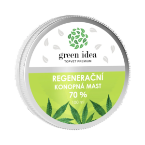 Konopná regeneračná masť 70 % 100 ml - Green idea