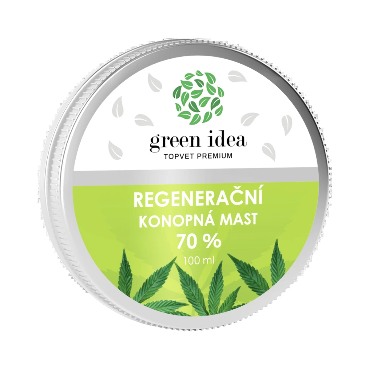 Konopná regeneračná masť 70 % 100 ml - Green idea