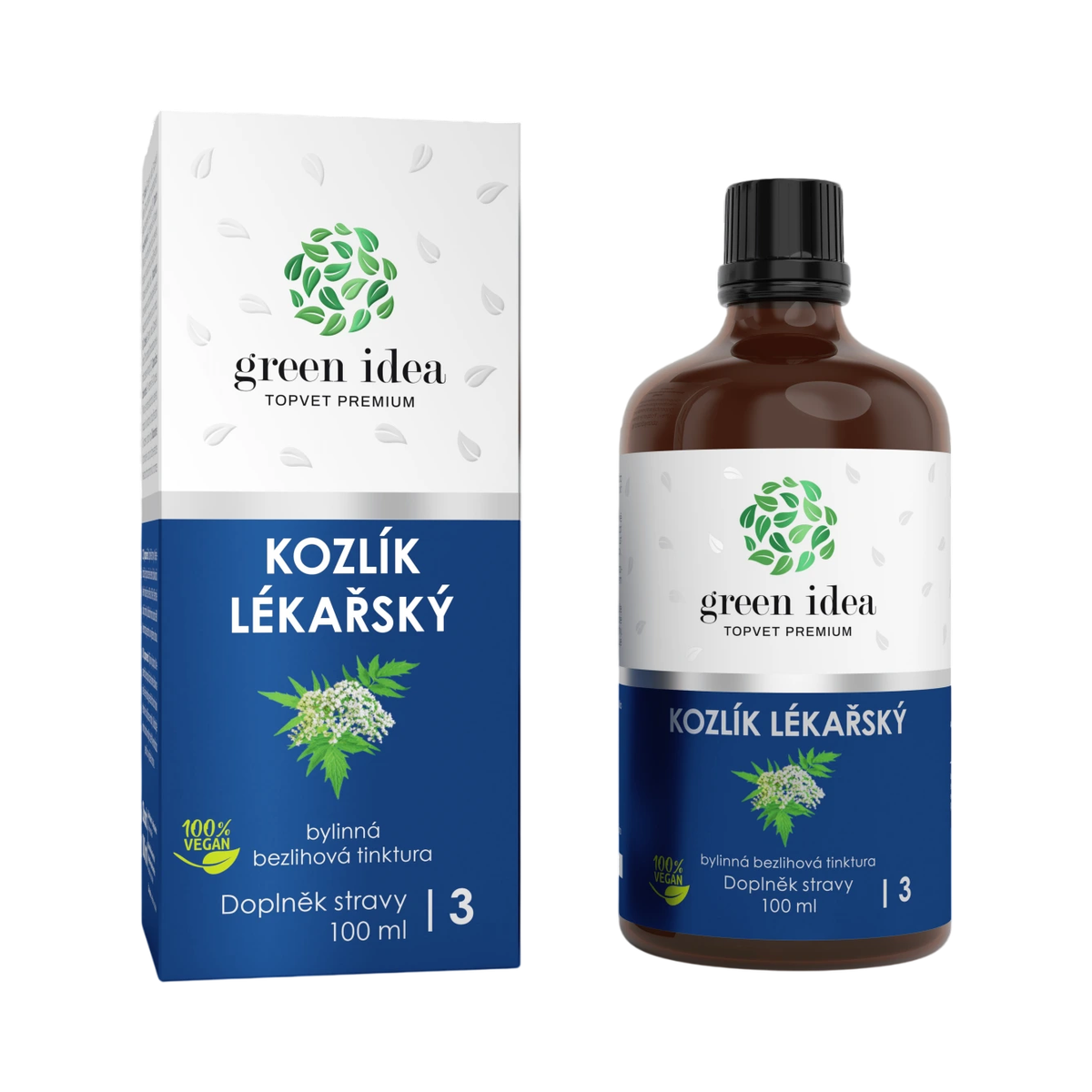 Valeriána - bezliehová tinktúra 100 ml - Green idea