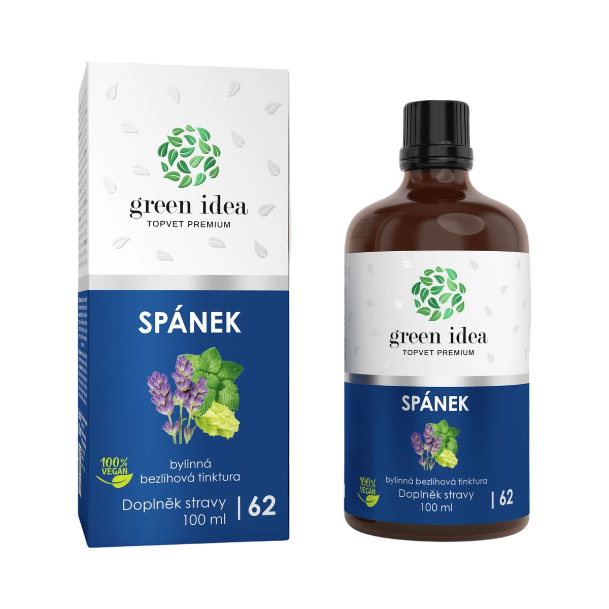 Spánok - bezliehová tinktúra 100 ml - Green idea