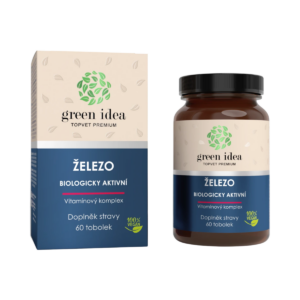 Železo - vitamínový komplex - 60 kapsúl - Green idea