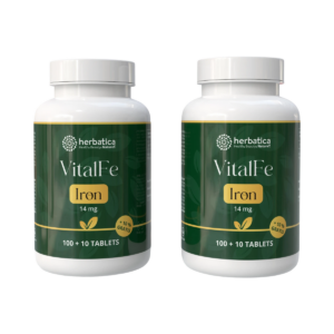 Zvýhodnený set: 2x Železo 14 mg - 110 tabliet - Herbatica