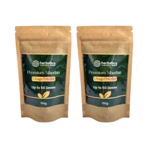 Zvýhodnený set: 2x Prémiová čaga sibírska 100% prášok - 100g - Herbatica