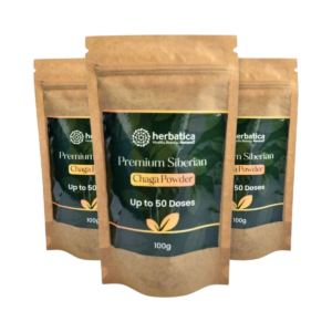Zvýhodnený set: 3x Prémiová čaga sibírska 100% prášok - 100g - Herbatica
