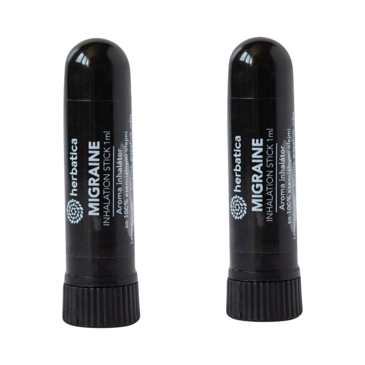 Zvýhodnený set: 2x Nosný inhalátor Migréna - 1ml - Herbatica