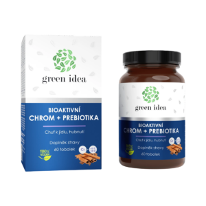 Bioaktívny chróm + prebiotiká - 60 kapsúl - Green idea