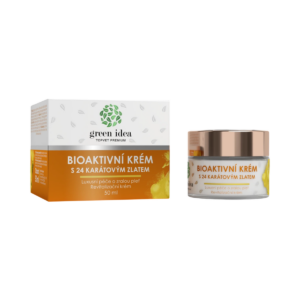 Bioaktívny krém s 24-karátovým zlatom – 50 ml – Green idea
