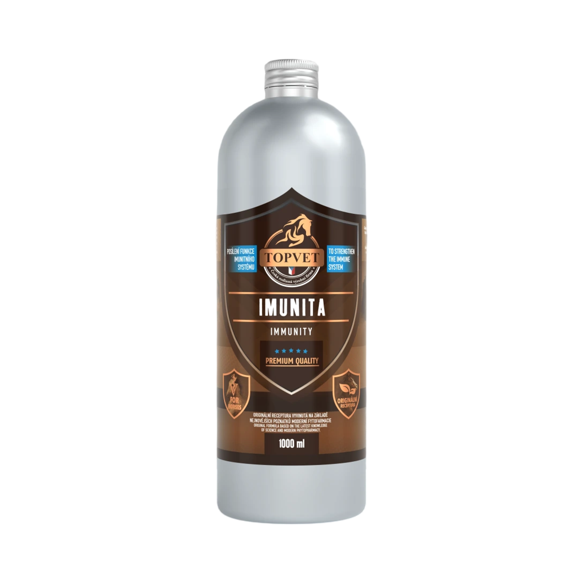 Imunitný sirup pre kone 1000 ml – Green idea