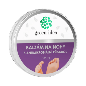 Balzam na nohy s antimikrobiálnou prísadou – 100 ml – Green idea