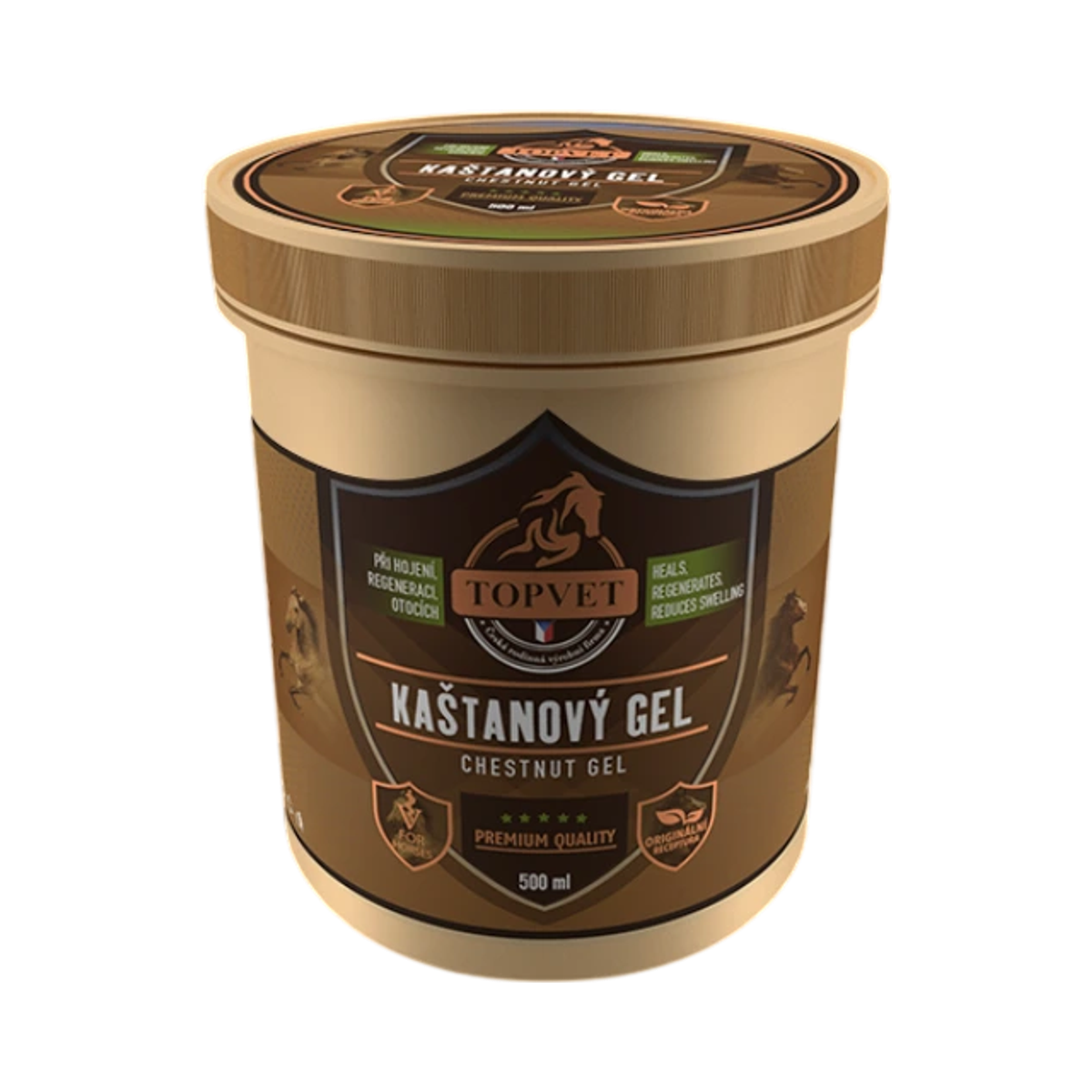 Gaštanový gél pre kone 500 ml - Green idea