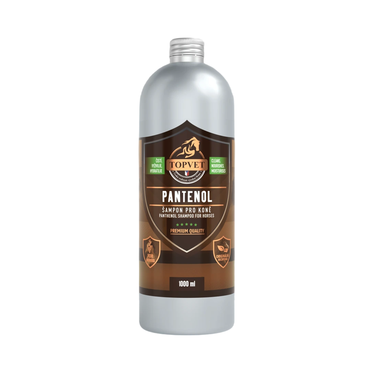 Pantenol šampón pre kone 1000 ml – Green idea