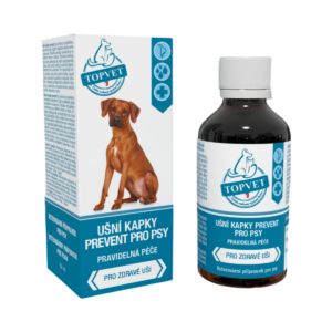 Ušné kvapky Prevent pre psov – 50 ml – Green idea
