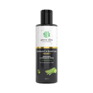 Bergamot a citrónová tráva – kúpeľový a telový olej 200 ml – Green idea