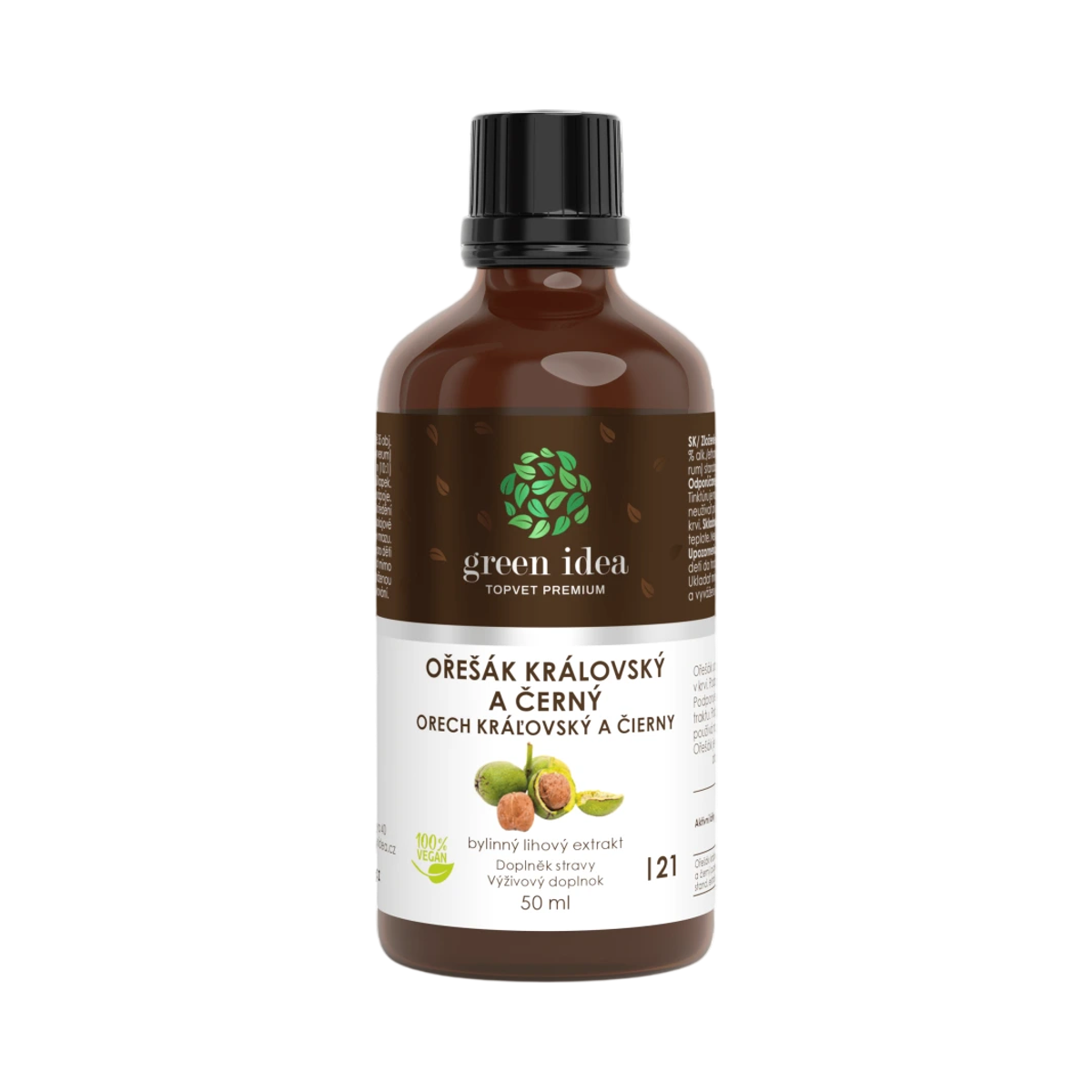 Orech kráľovský – tinktúra – kvapky 50 ml – Green idea