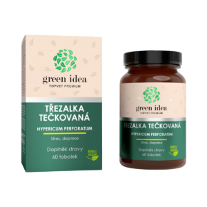 Ľubovník bodkovaný – bylinný extrakt – 60 kapsúl – Green idea