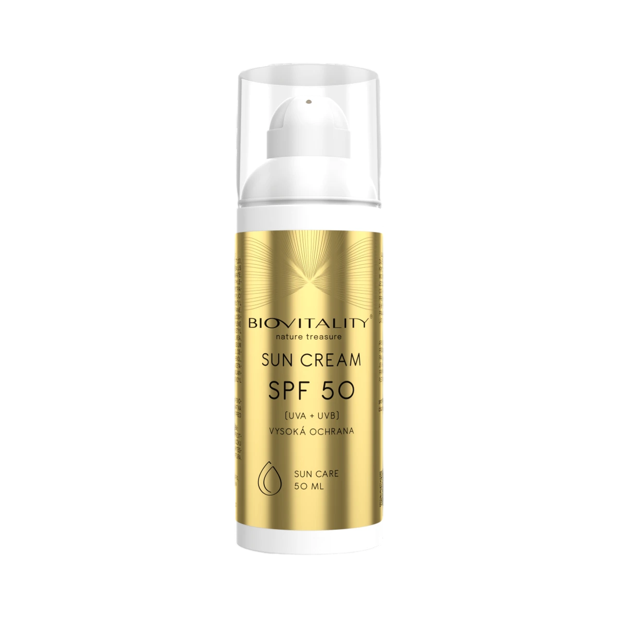 Opaľovací krém na tvár a telo SPF-50 - 50 ml - Green idea
