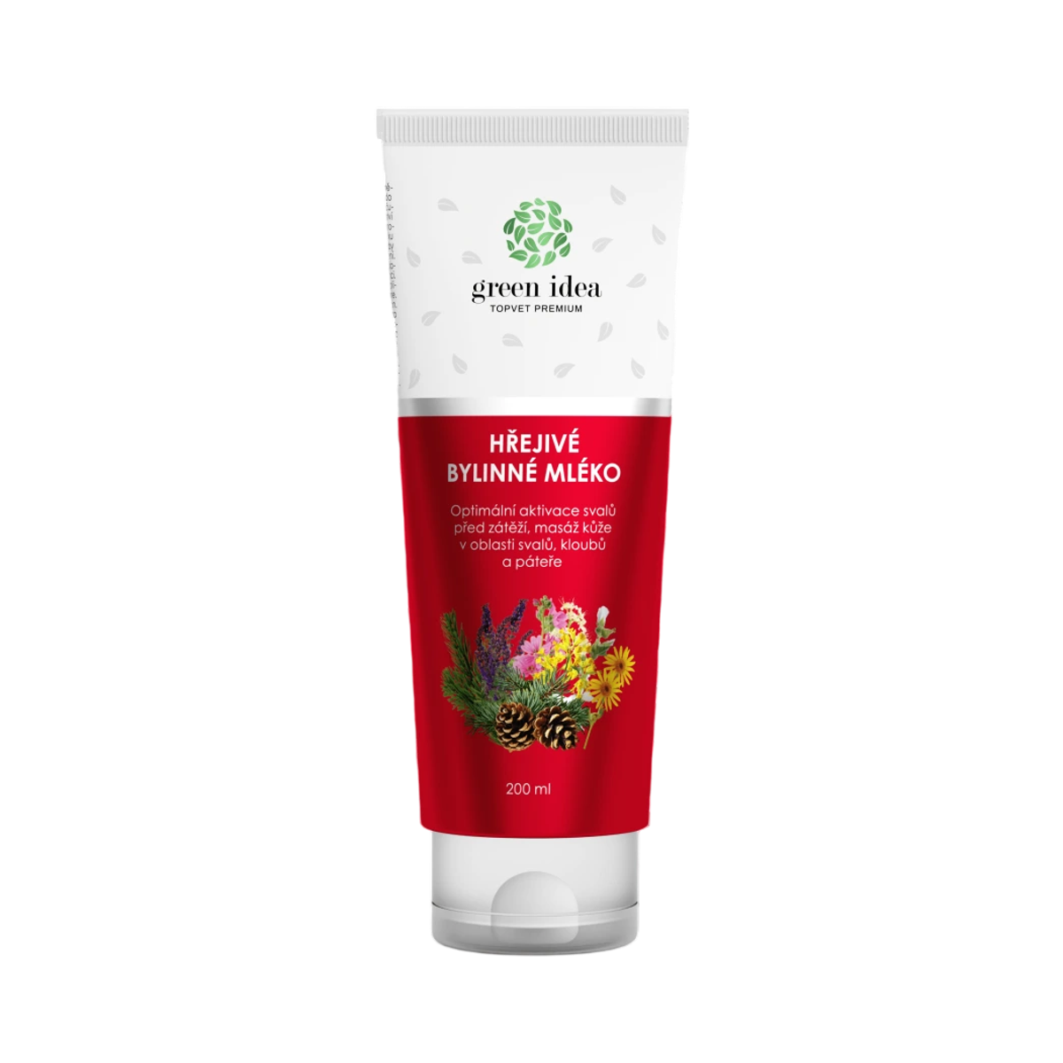Hrejivé bylinné mlieko 200 ml – Green idea