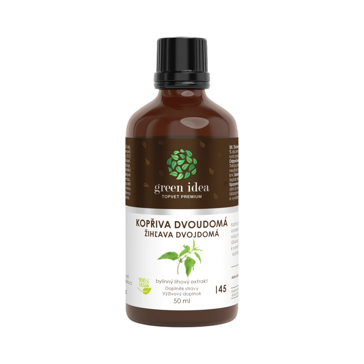 Žihľava dvojdomá – tinktúra – kvapky 50 ml – Green idea