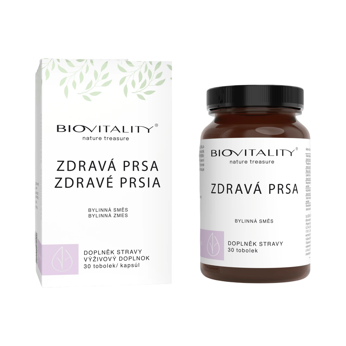 Zdravé prsia – bylinný komplex – 30 kapsúl – Green idea