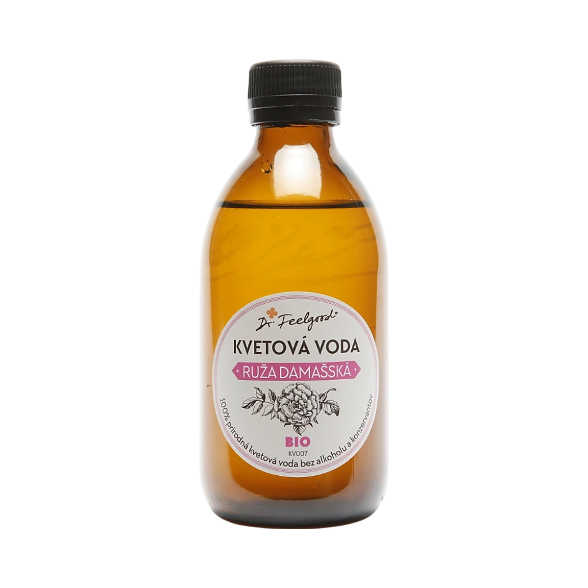 Kvetová voda z ruže damašskej BIO - 250 ml - Dr. Feelgood