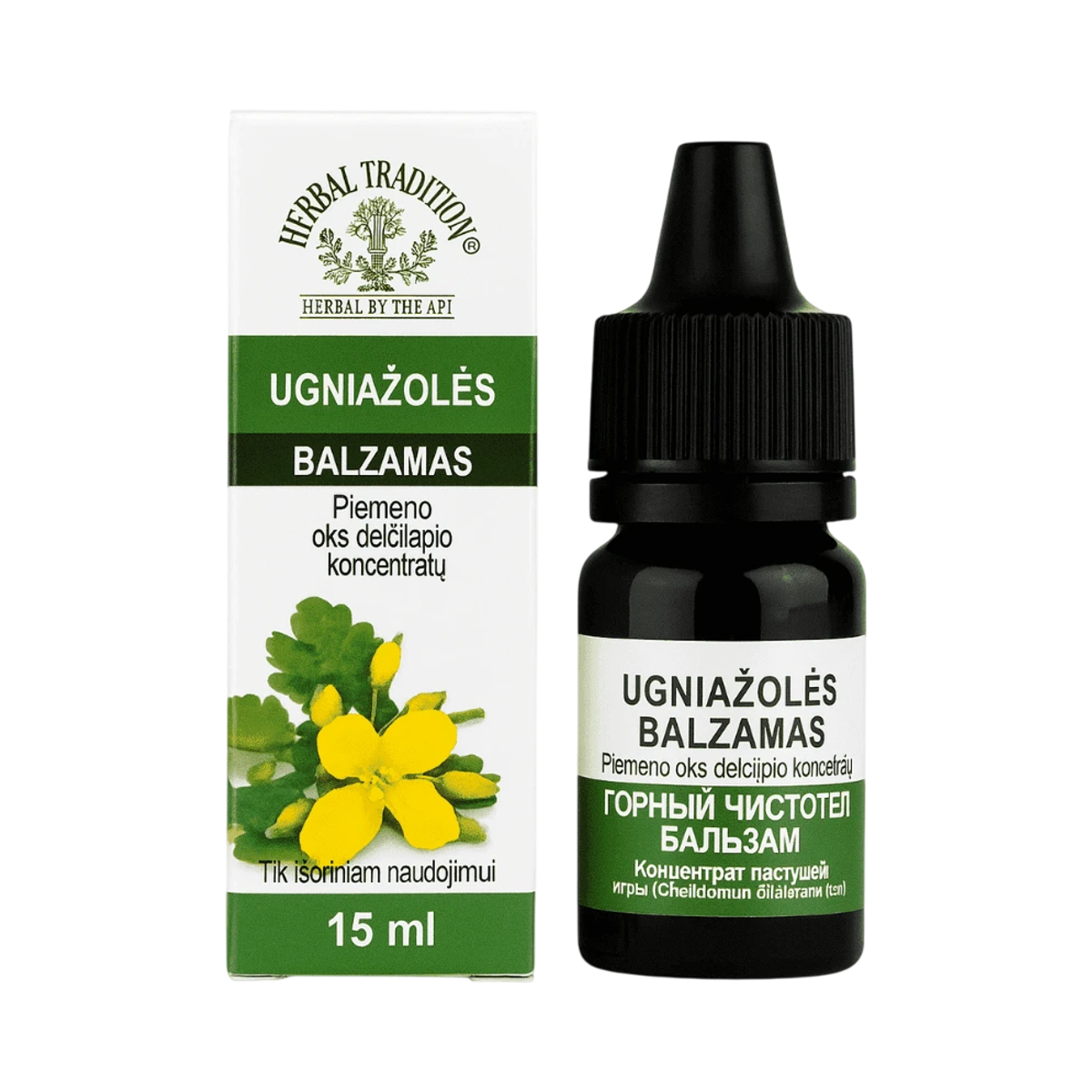 Horský lastovičník - kozmetický prípravok na bradavice - 15 ml - Herbal Traditions