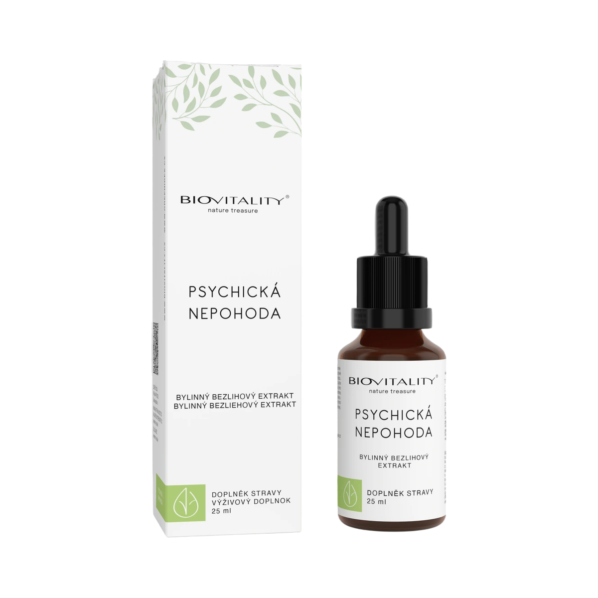 Psychická nepohoda – bezalkoholová tinktúra – kvapky 25 ml – Green idea