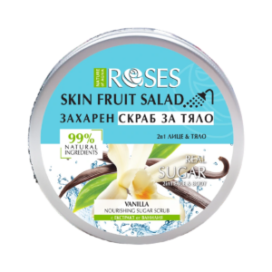 2v1 Cukrový peeling s vanilkou FRUIT SALAD 200 ml - NATURE OF AGIVA