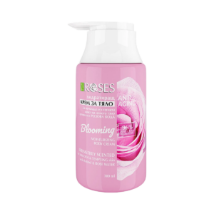 BLOOMING hydratačný telový krém anti-aging s ružovou vodou a retinolom 300 ml - NATURE OF AGIVA