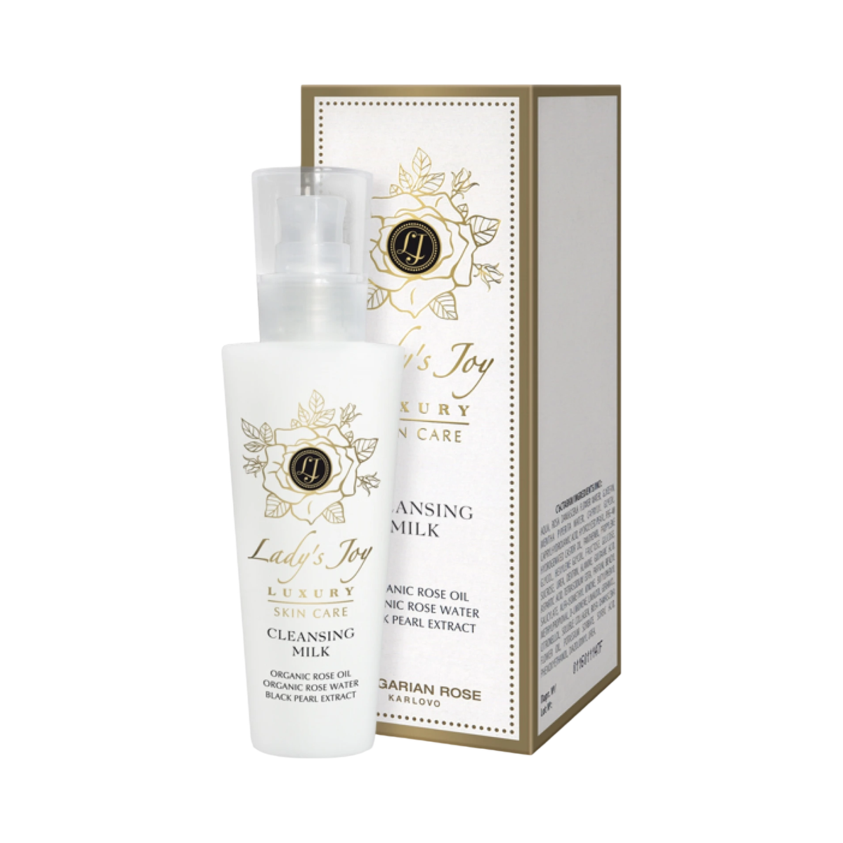 LADY’S JOY LUXURY čistiace mlieko 160 ml - Bulgarian Rose Karlovo