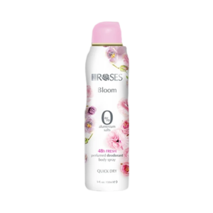 ROSES BLOOM Parfumovaný dezodorant s jemnou a očarujúcou vôňou 150 ml - NATURE OF AGIVA