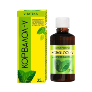 Corvalol-V – bylinné kvapky – 25 ml – Vitateka